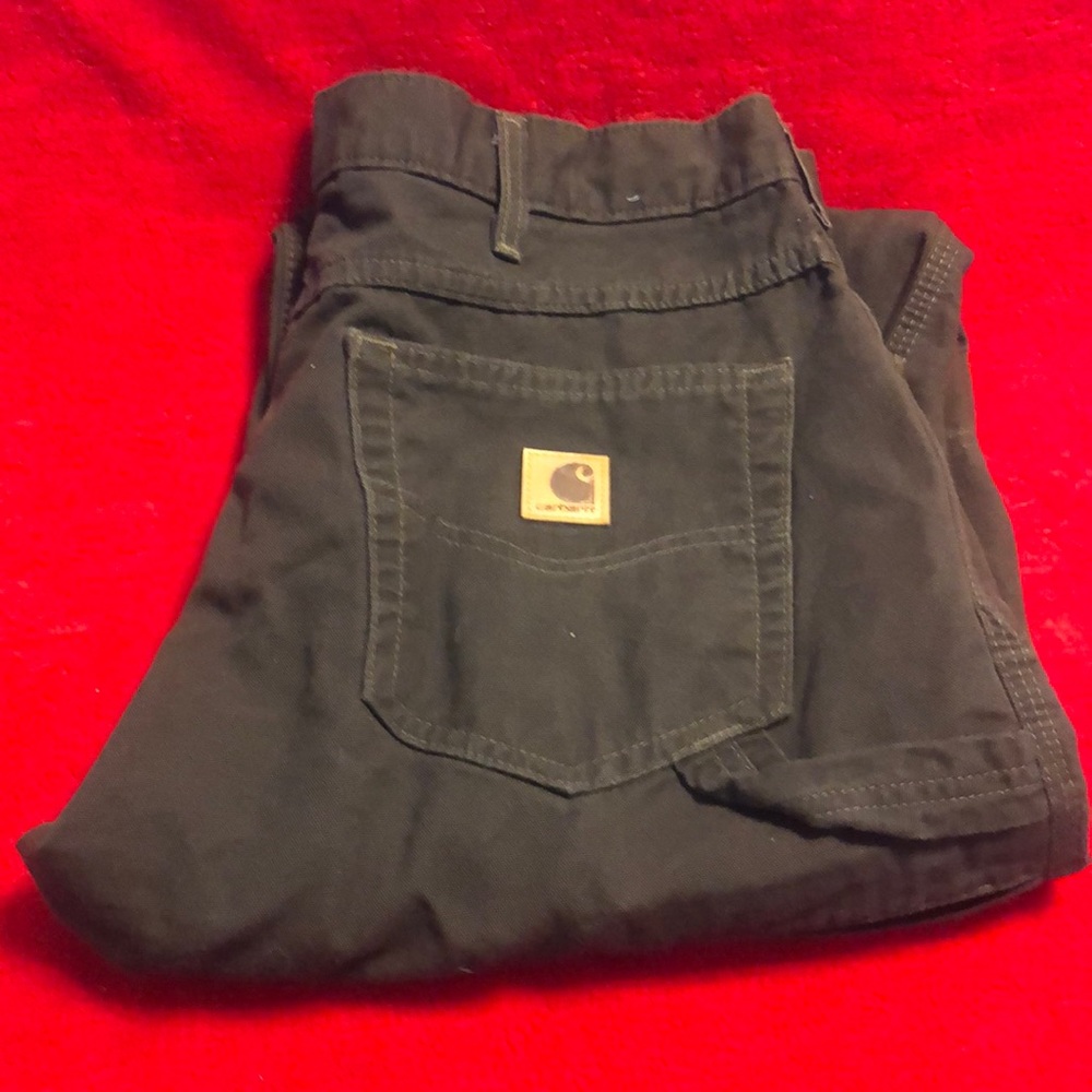 Men’s brown Carhartt jeans